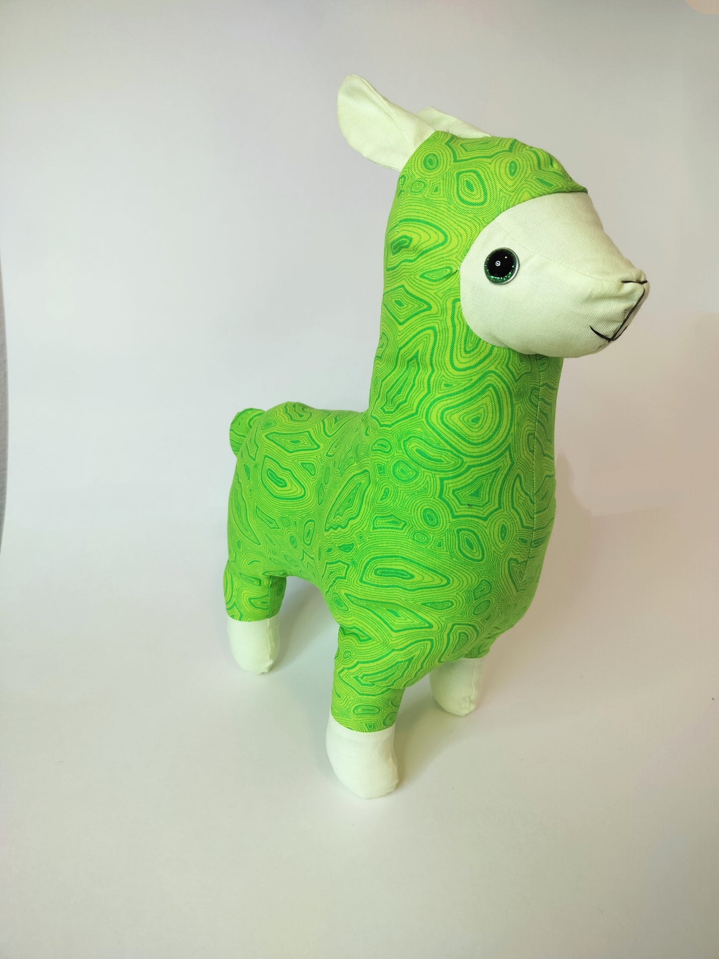 Neon Green Llama Stuffed Animal