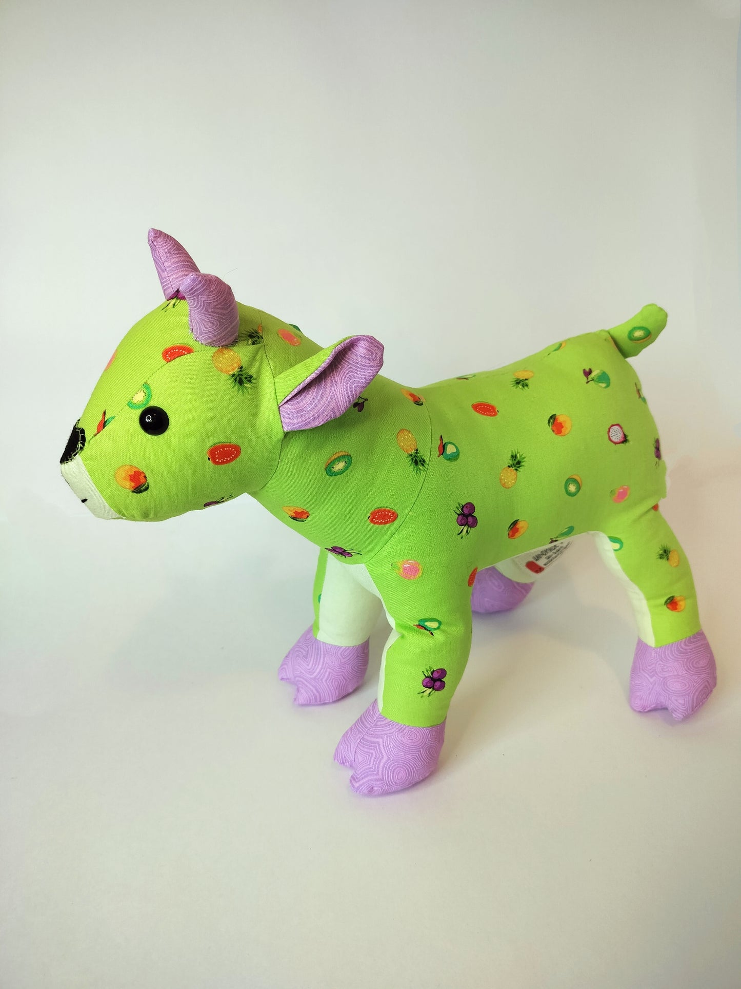 Fruity Green Goat Stuffed Animal