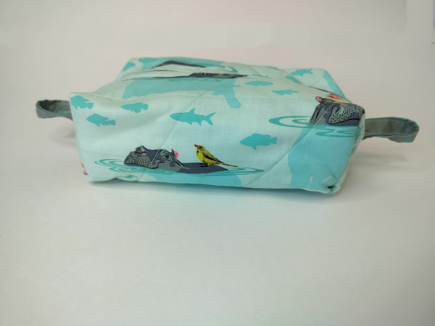 Hippo Quilted Box Bag
