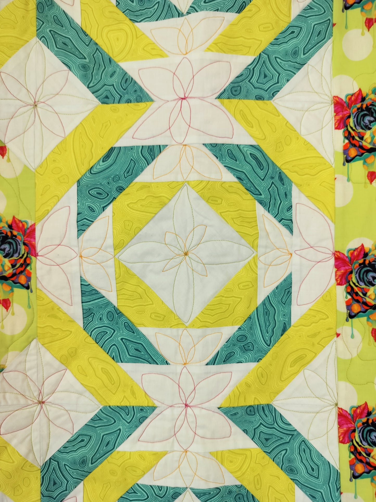 Dripping Rose Quilt