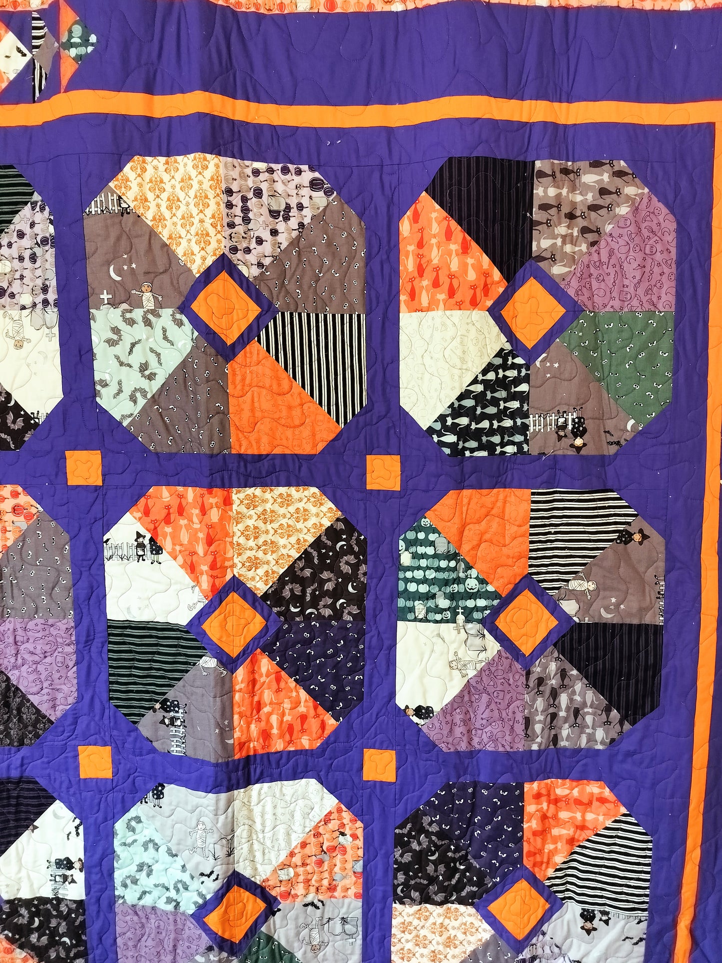 Slice of Cake Halloween Quilt