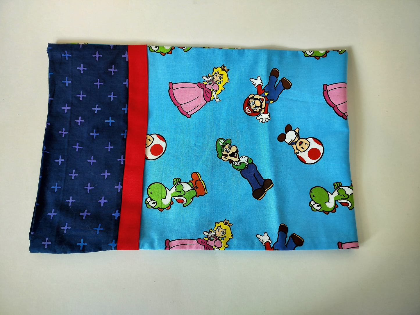 Blue Mario Pillowcase
