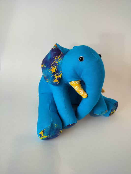 Blue Elephant Stuffed Animal