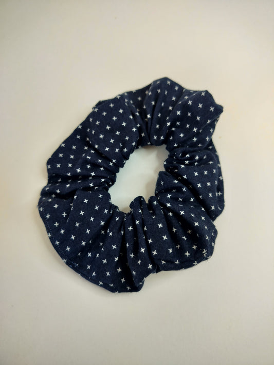 Navy Scrunchie