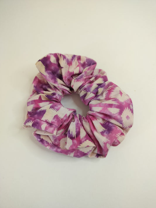 Pink Tribal Scrunchie