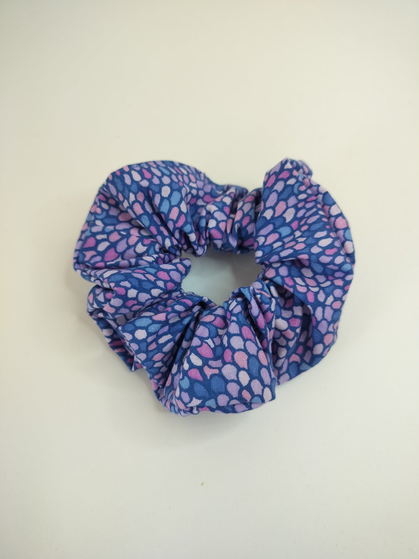 Blue Scales Scrunchie