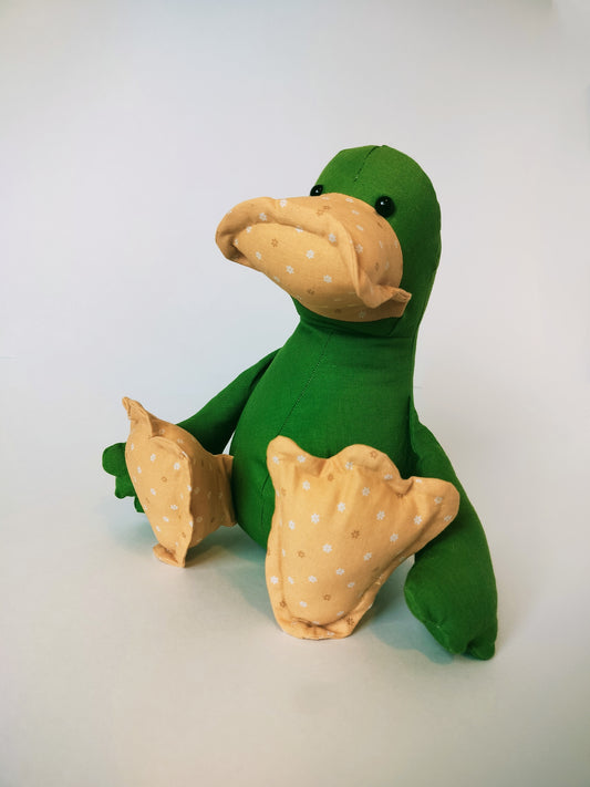 Green Duck Stuffed Animal