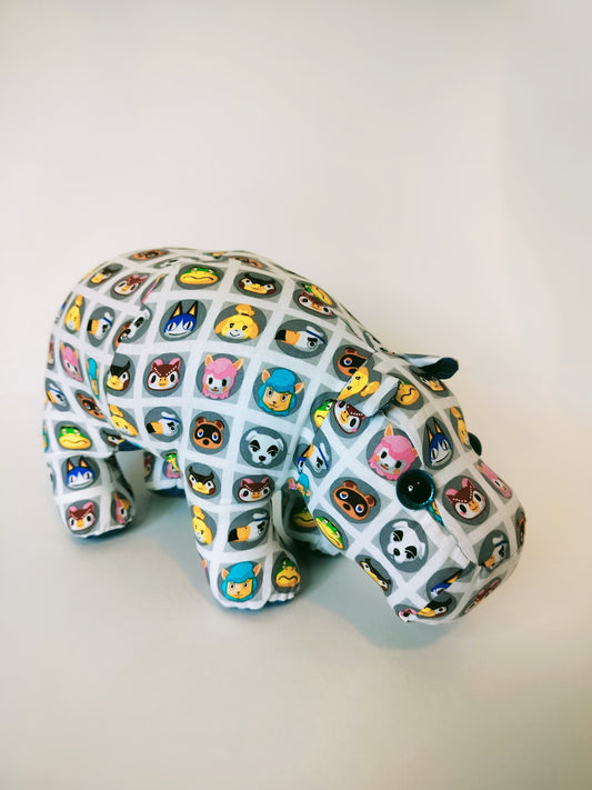 Animal Crossing Hippo Stuffed Animal