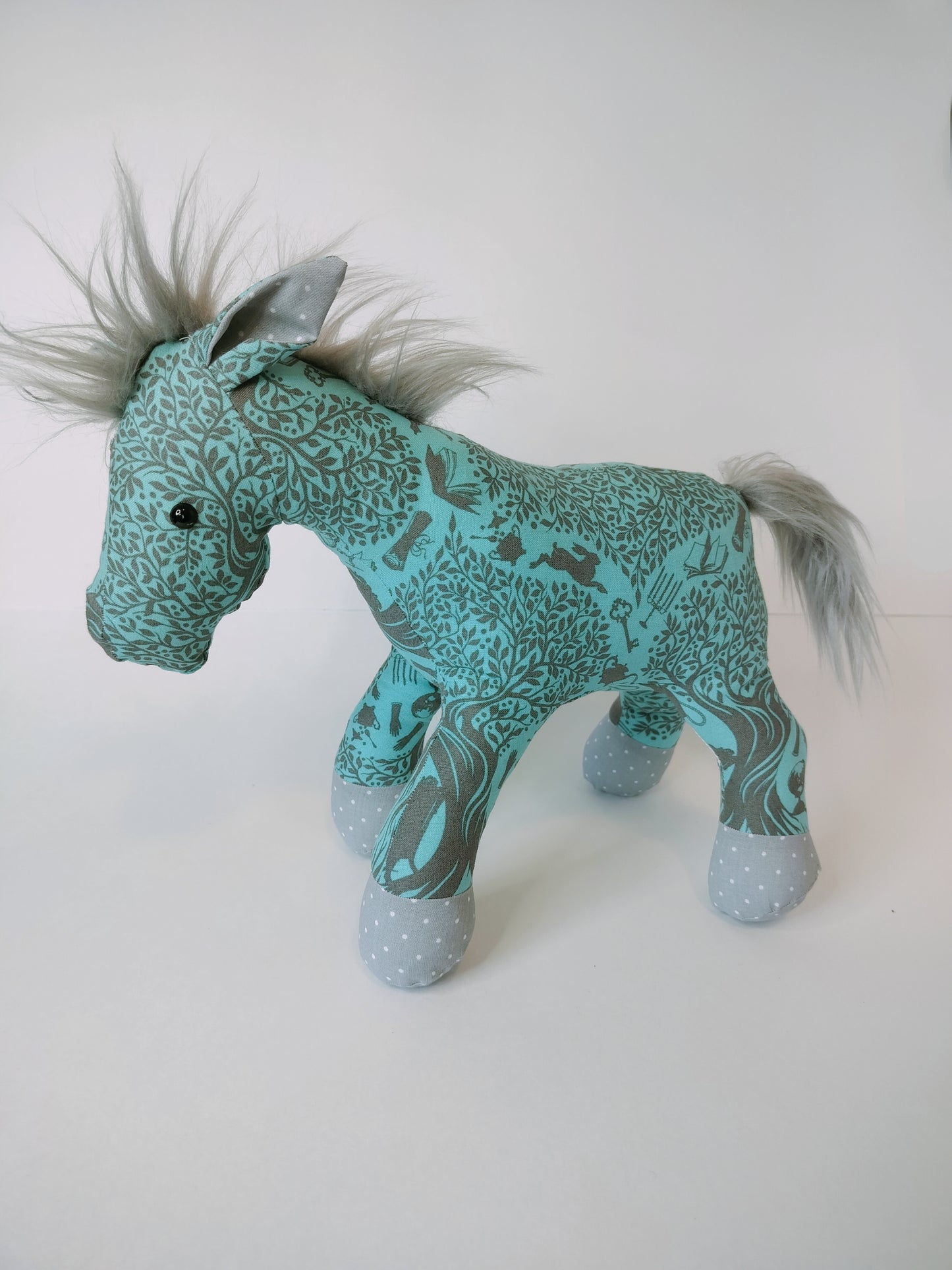 Blue Horse Stuffed Animal