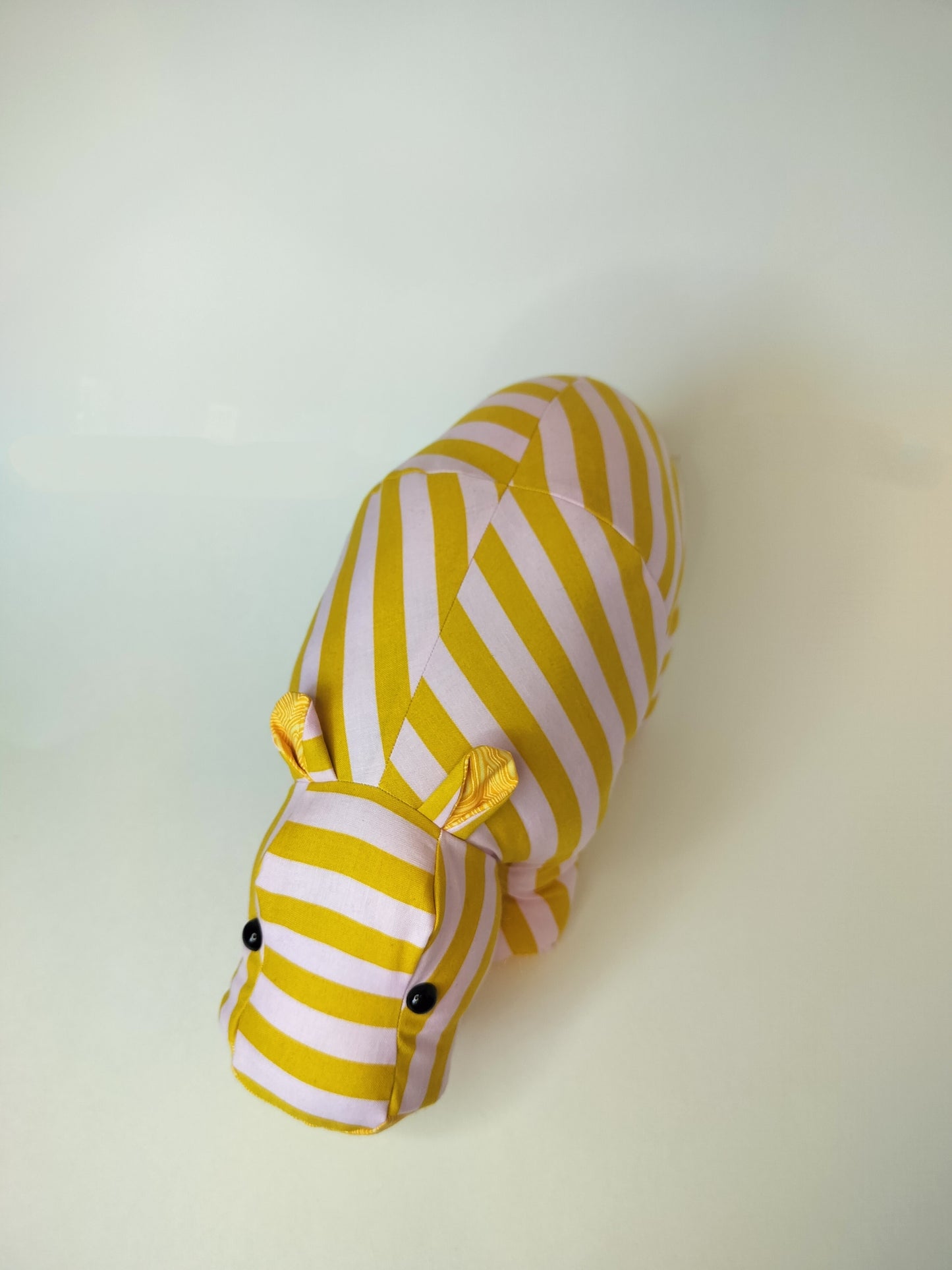 Stripped Hippo Stuffed Animal