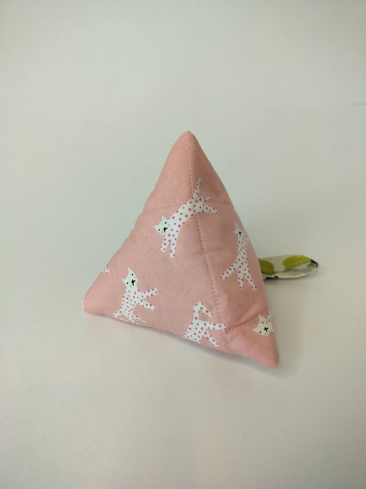 Pink Kitty Dice Bag