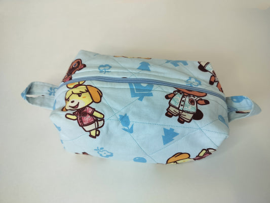 Blue Animal Crossing Box Bag