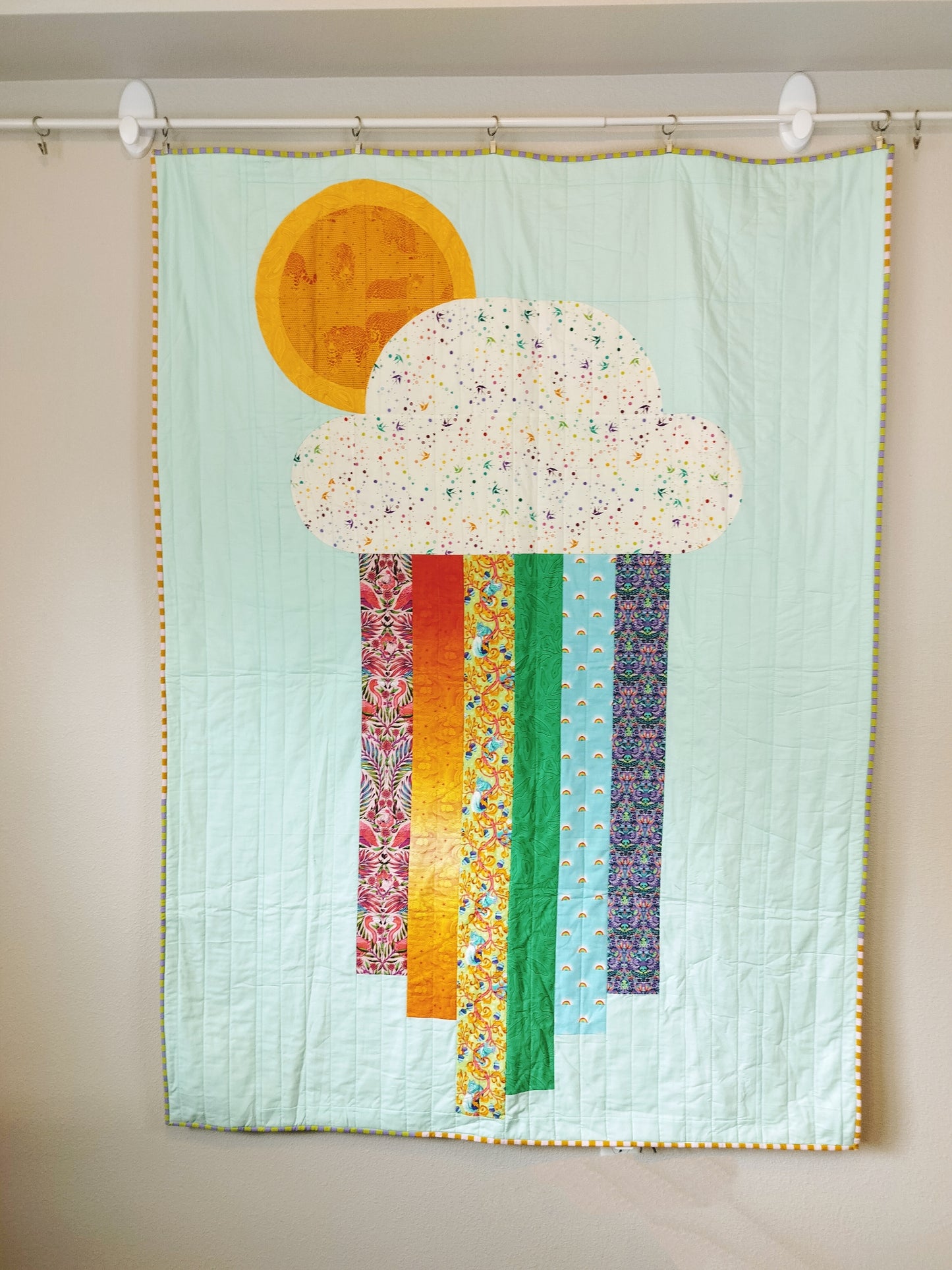 Rainbow Cloud Quilt