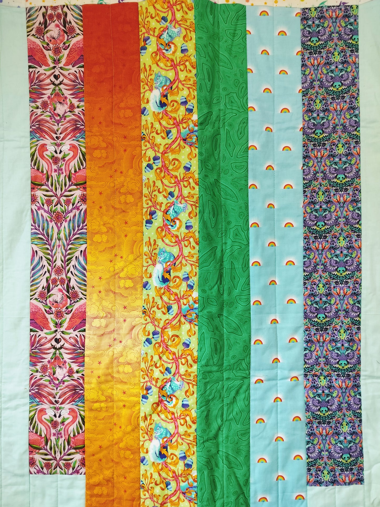 Rainbow Cloud Quilt