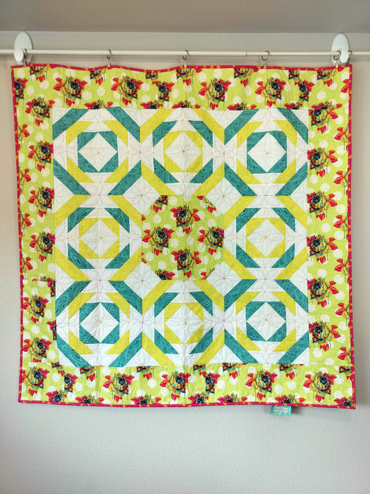 Dripping Rose Quilt