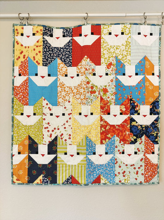 Colorful Cats Wall Hanging