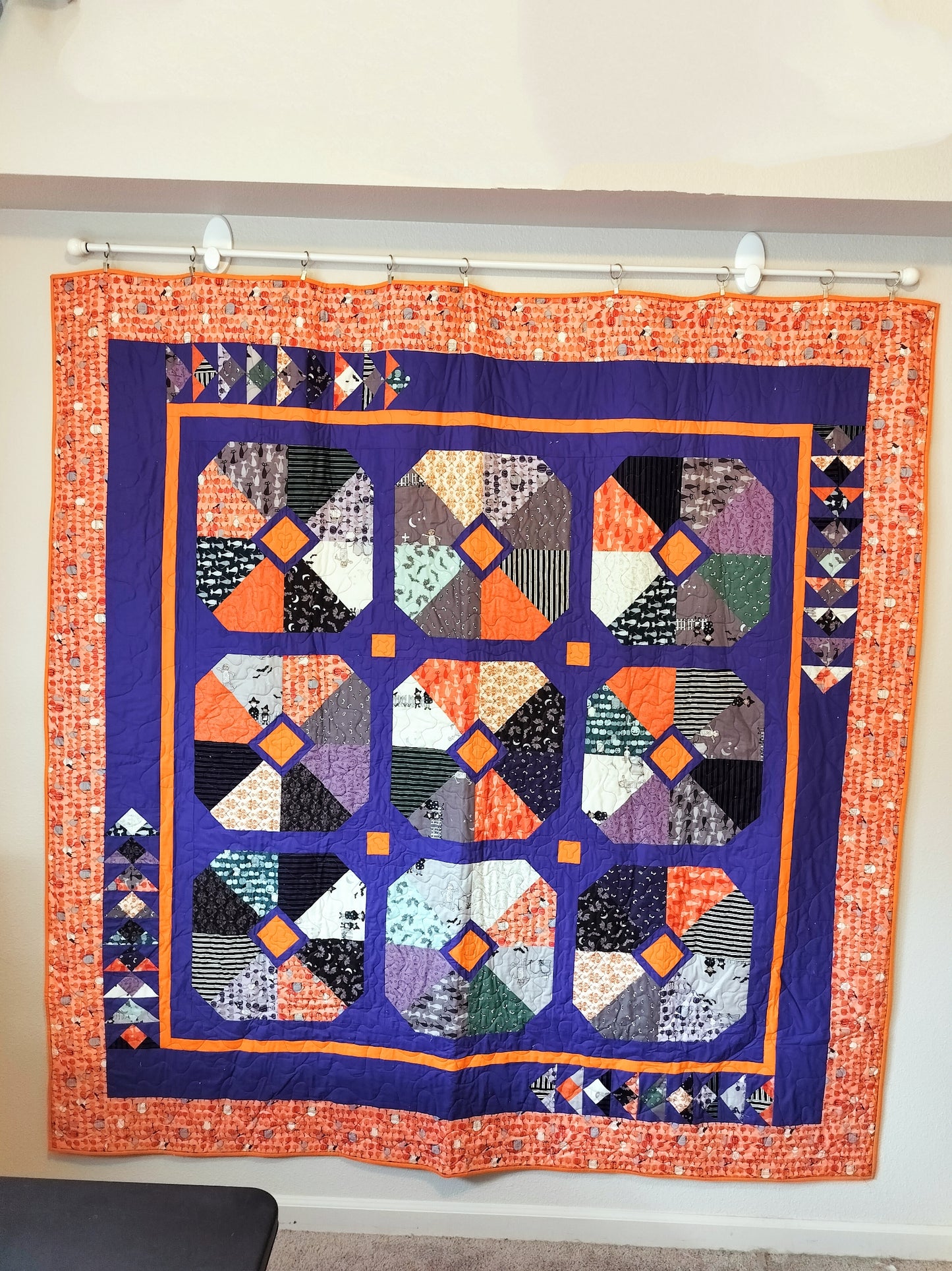 Slice of Cake Halloween Quilt