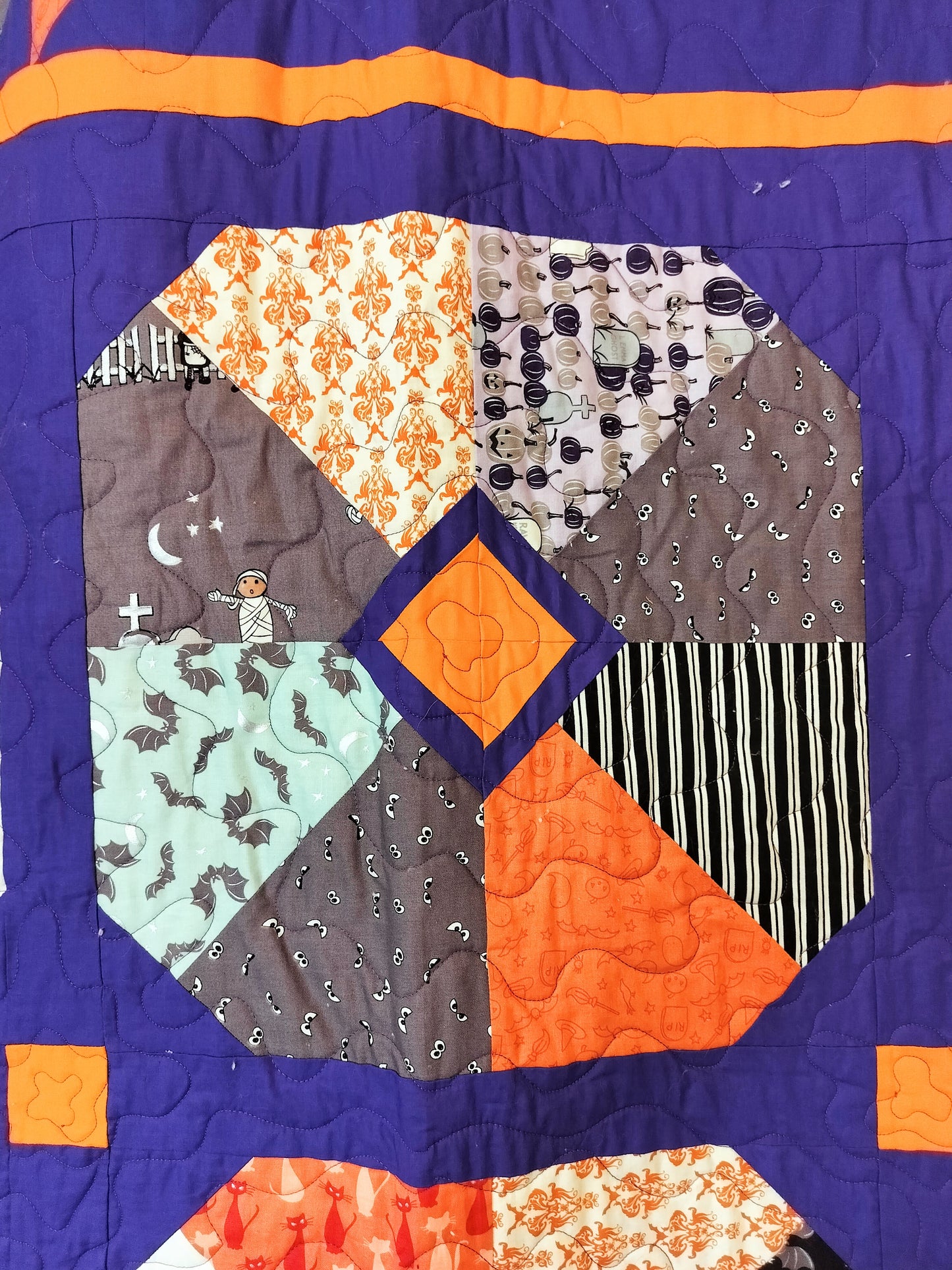 Slice of Cake Halloween Quilt