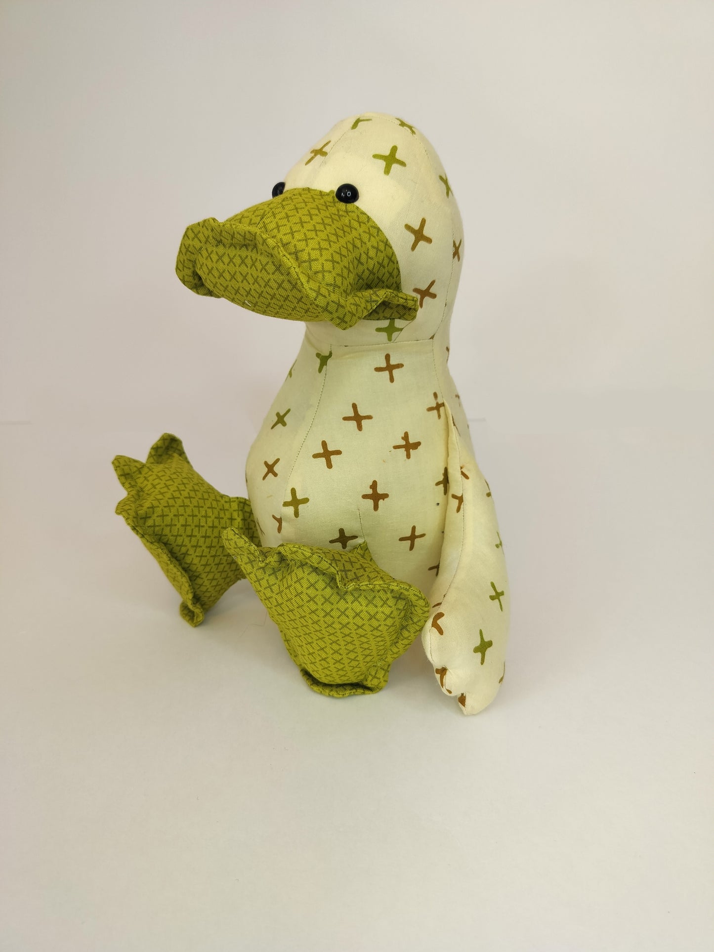 Lime Duck Stuffed Animal