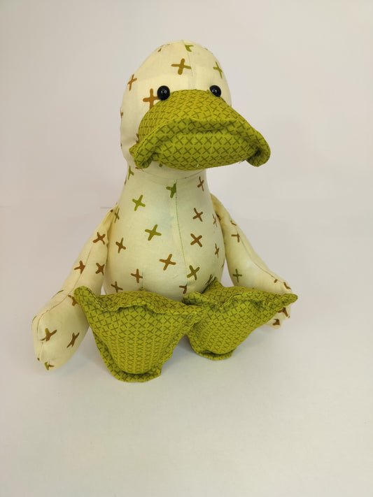 Lime Duck Stuffed Animal