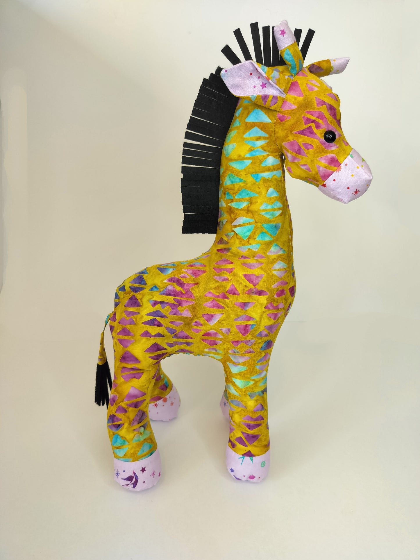 Rainbow Giraffe Stuffed Animal