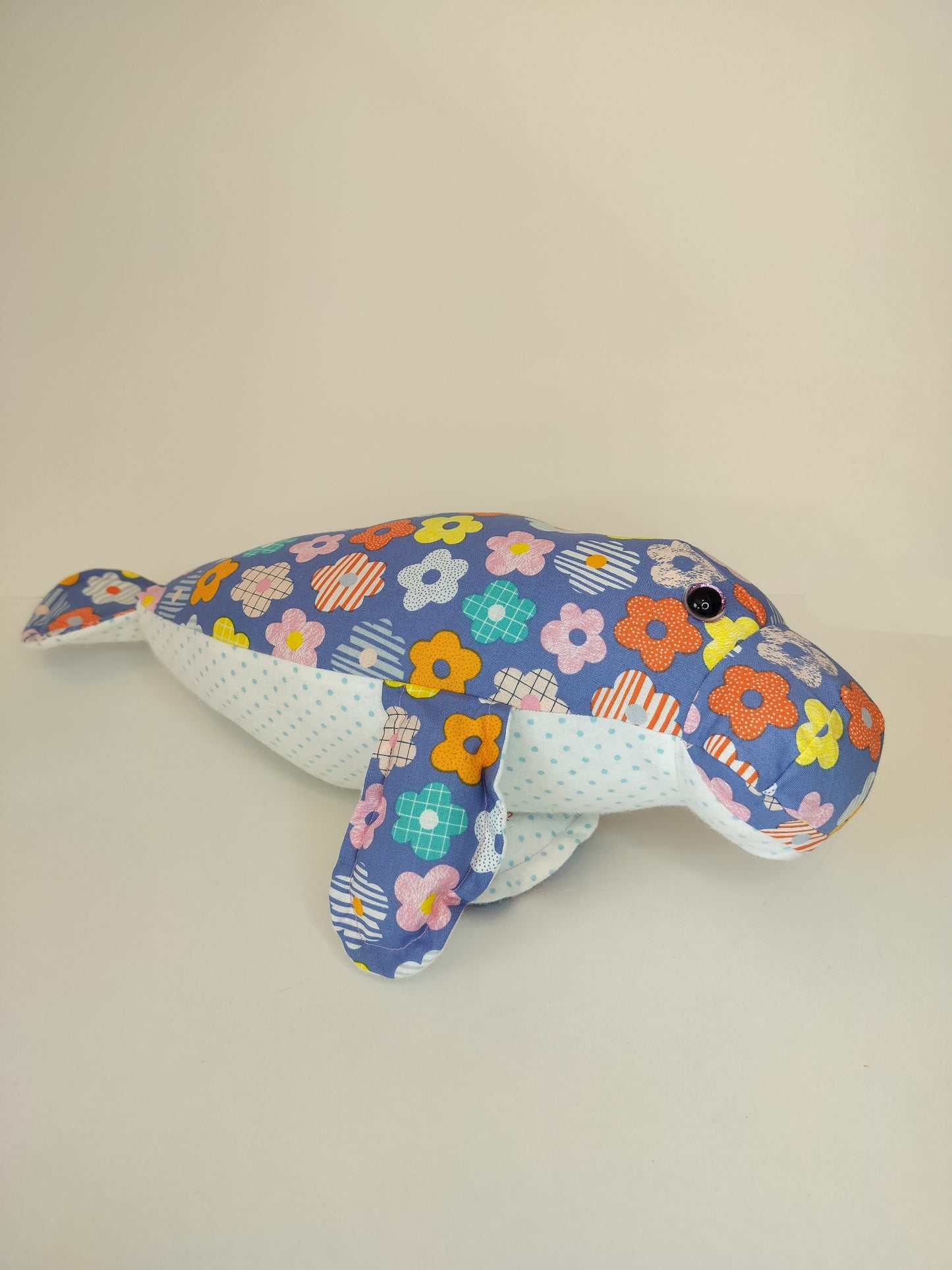 Floral Manatee Stuffed Animal