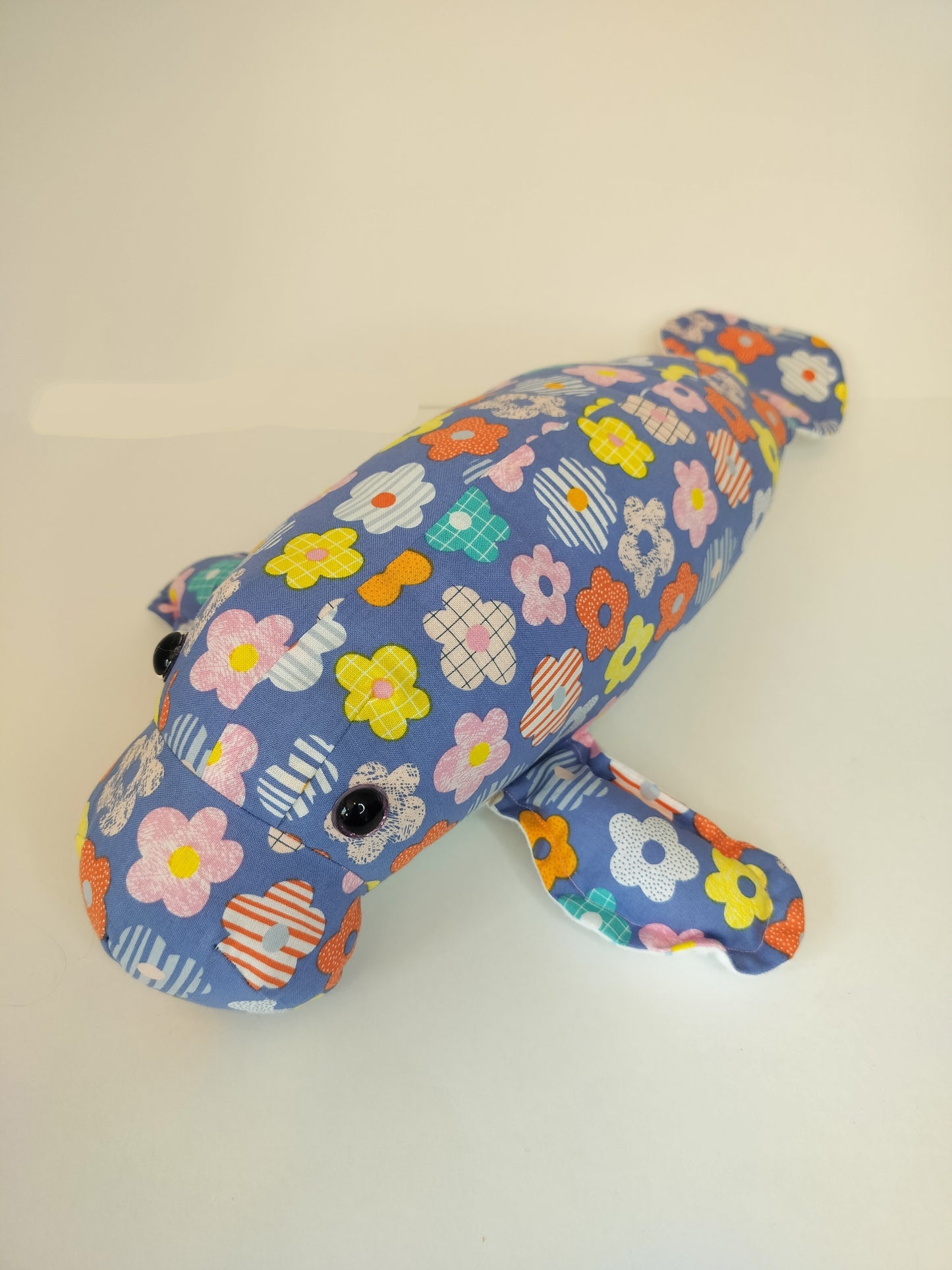 Floral Manatee Stuffed Animal